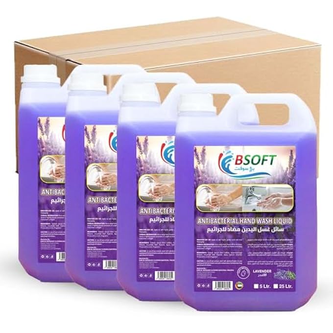 HANDWASH LIQUID  LAVENDER BLISS IN A PREMIUM HAND WASH 5 LITER (PACK OF 4)